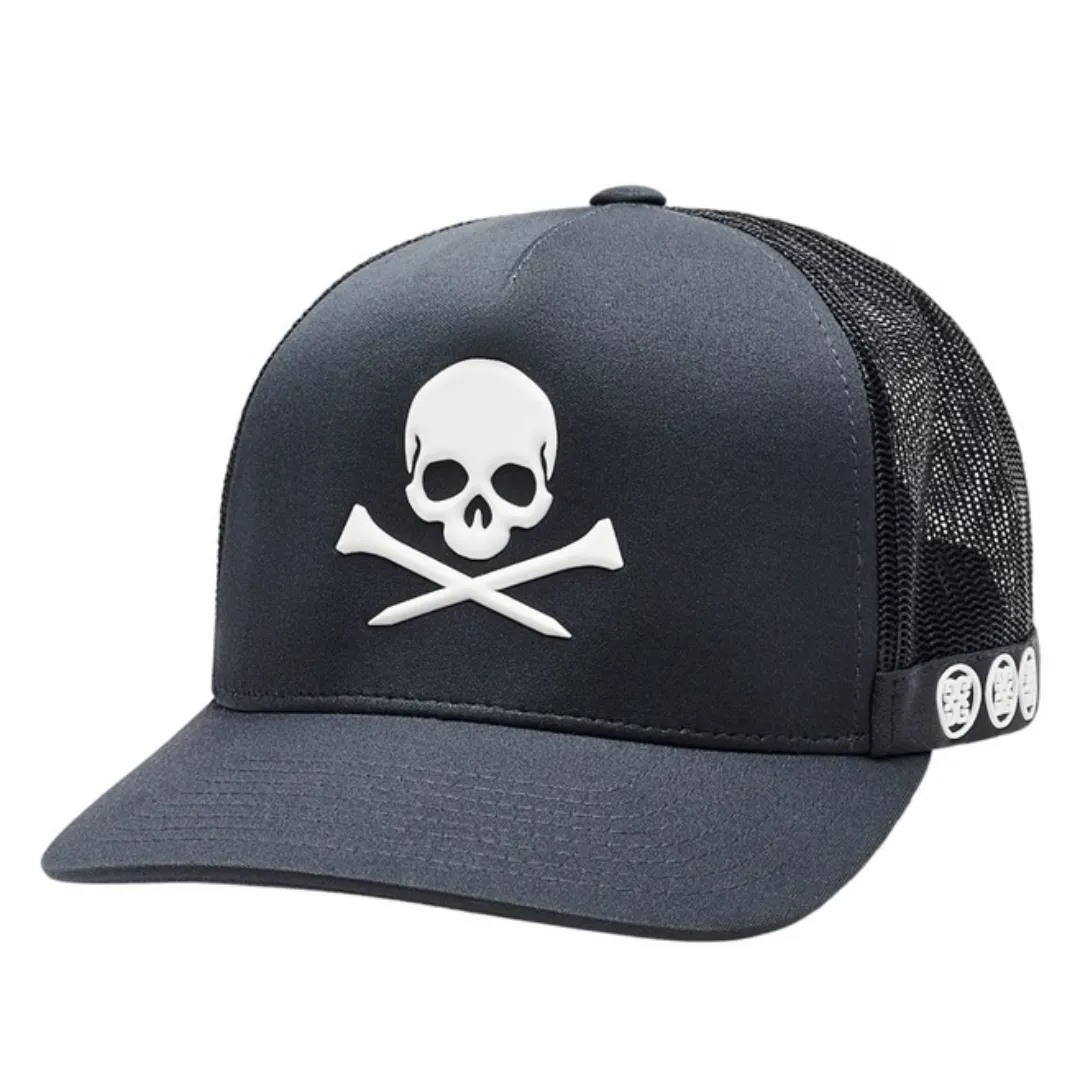 G/FORE Men's Skull & TS Trucker Adjustable Cap