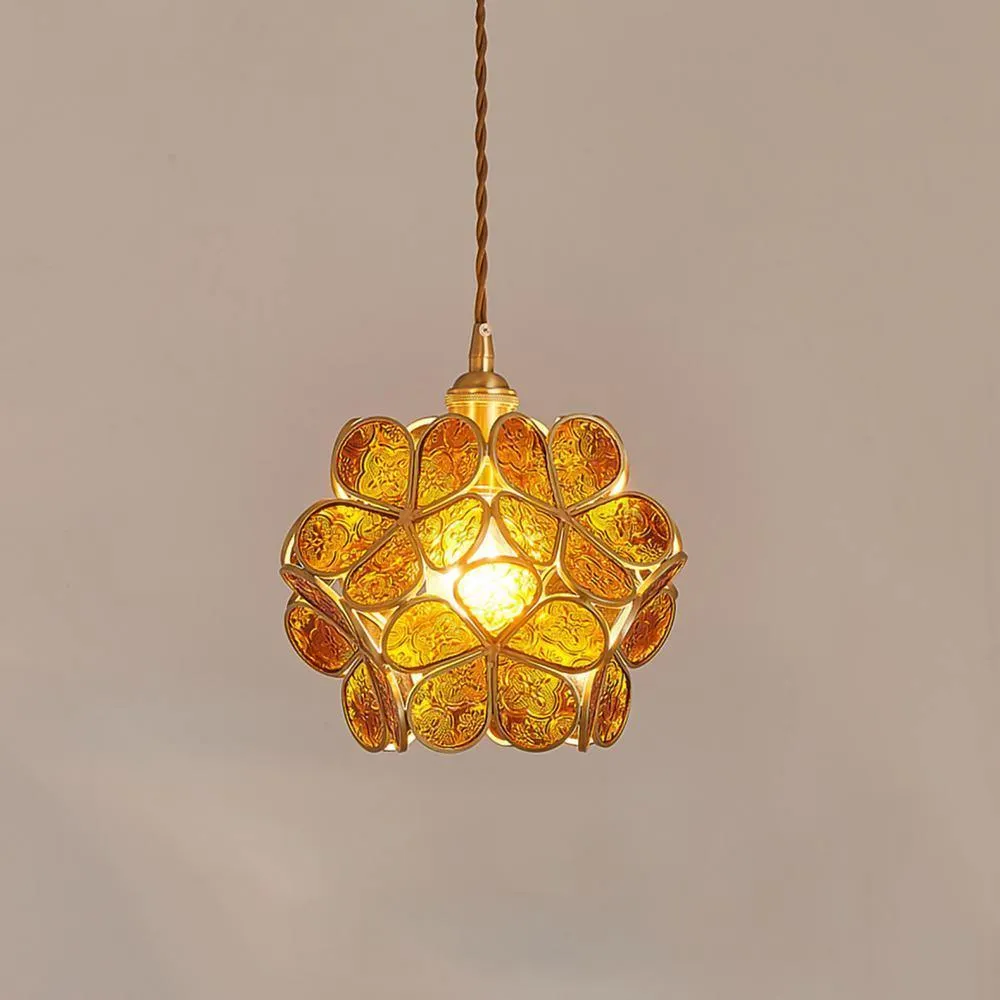 Glass Petal Pendant Lights