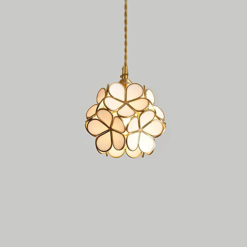 Glass Petal Pendant Lights