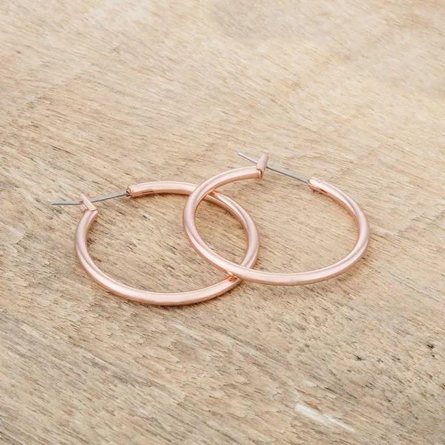 Glem Small Gold Hoop Earrings | 32mm