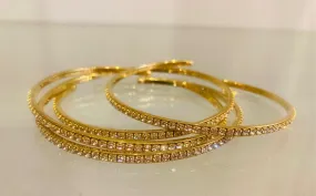 Gold Mini Diamond Cuff