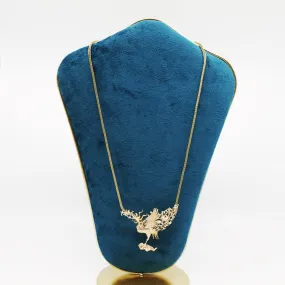 Gold Phoenix Pendant Necklace