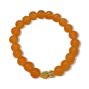 GOLD PIYAO | 24K Citrine Birthmonth Beads Lucky Piyao Bracelet