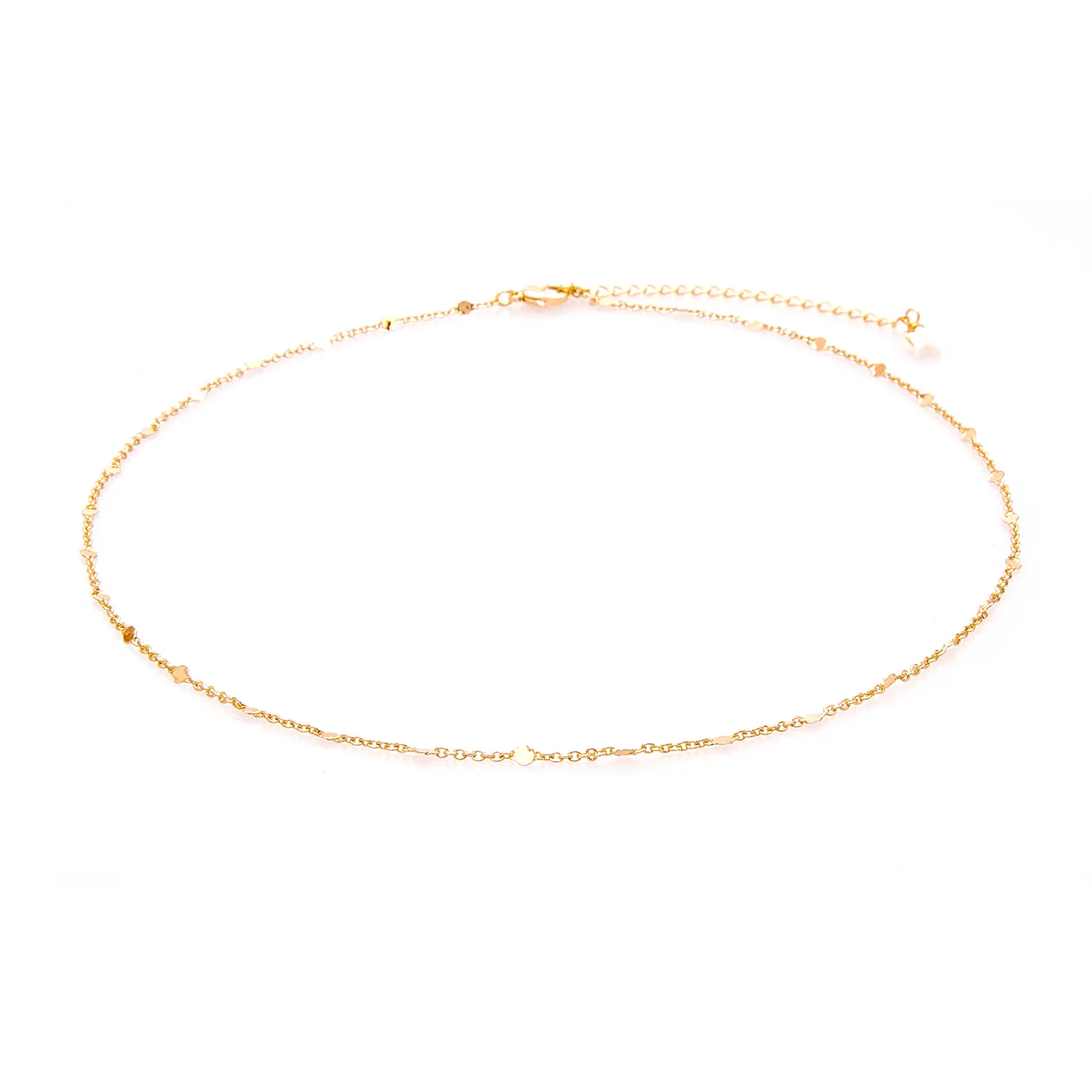 Golden Pearl Dewdrop   Circles in the Sand Necklace Stack