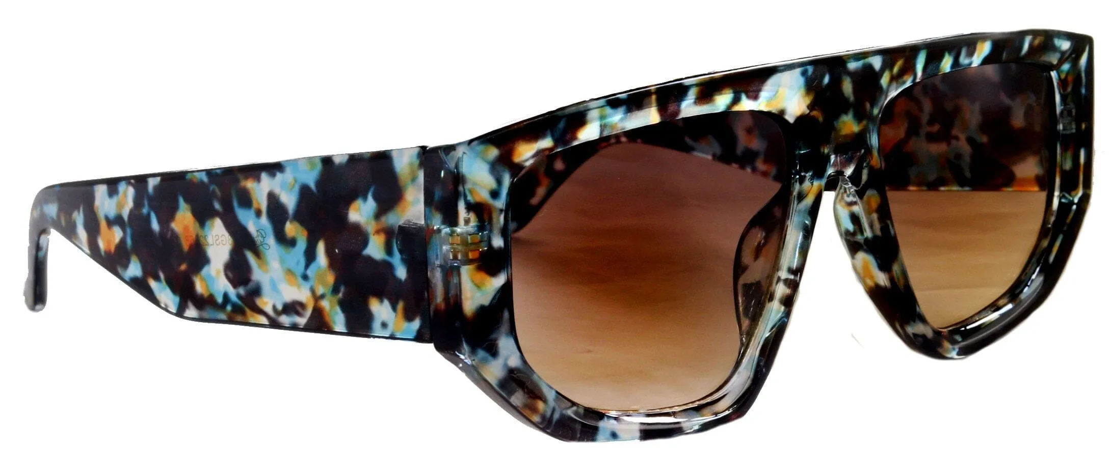 Goliath, High-End Line Bifocal (Clear On Top) Reading Sunglasses for Women OR Non-Bifocal Readers Sunglasses (Blue Camo) NY Fifth Avenue