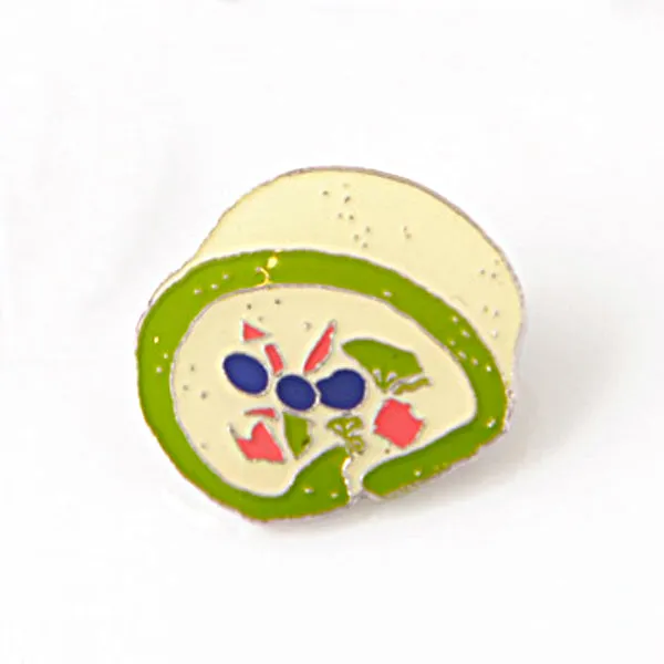 Green Tea Roll Cake Brooch