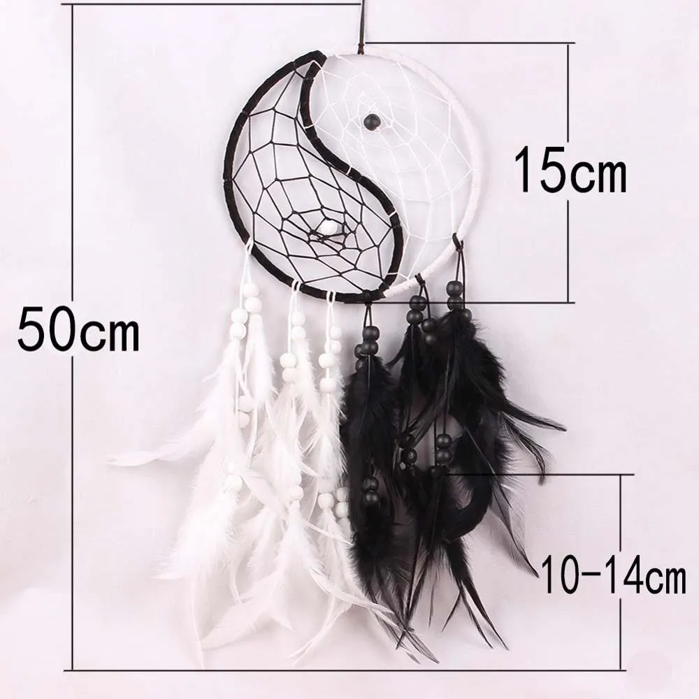 Handmade Dream Catchers Hanging White Lace Flower