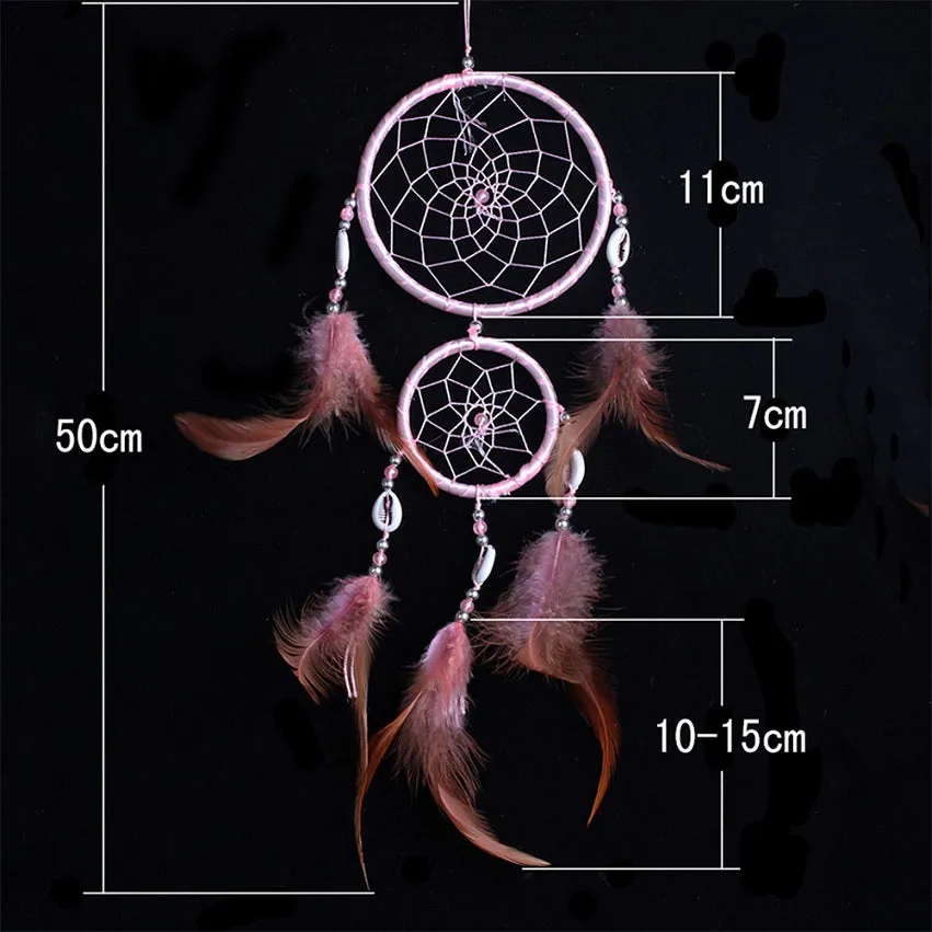 Handmade Dream Catchers Hanging White Lace Flower