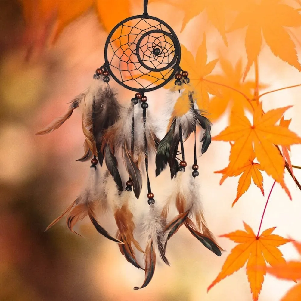 Handmade Dream Catchers Hanging White Lace Flower