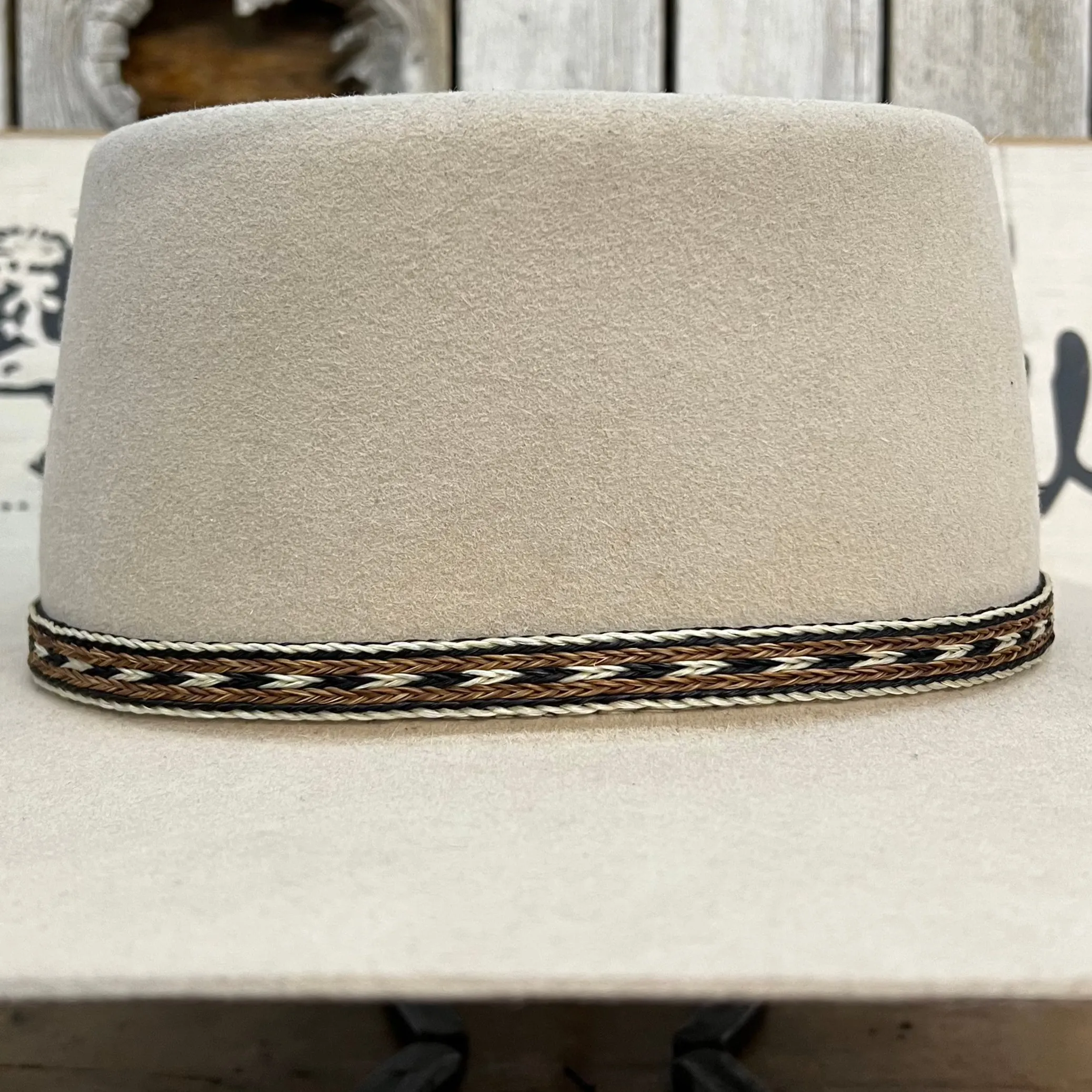 Hat Band | Horsehair 5 Strand with Buckle & Concho HH05-C3