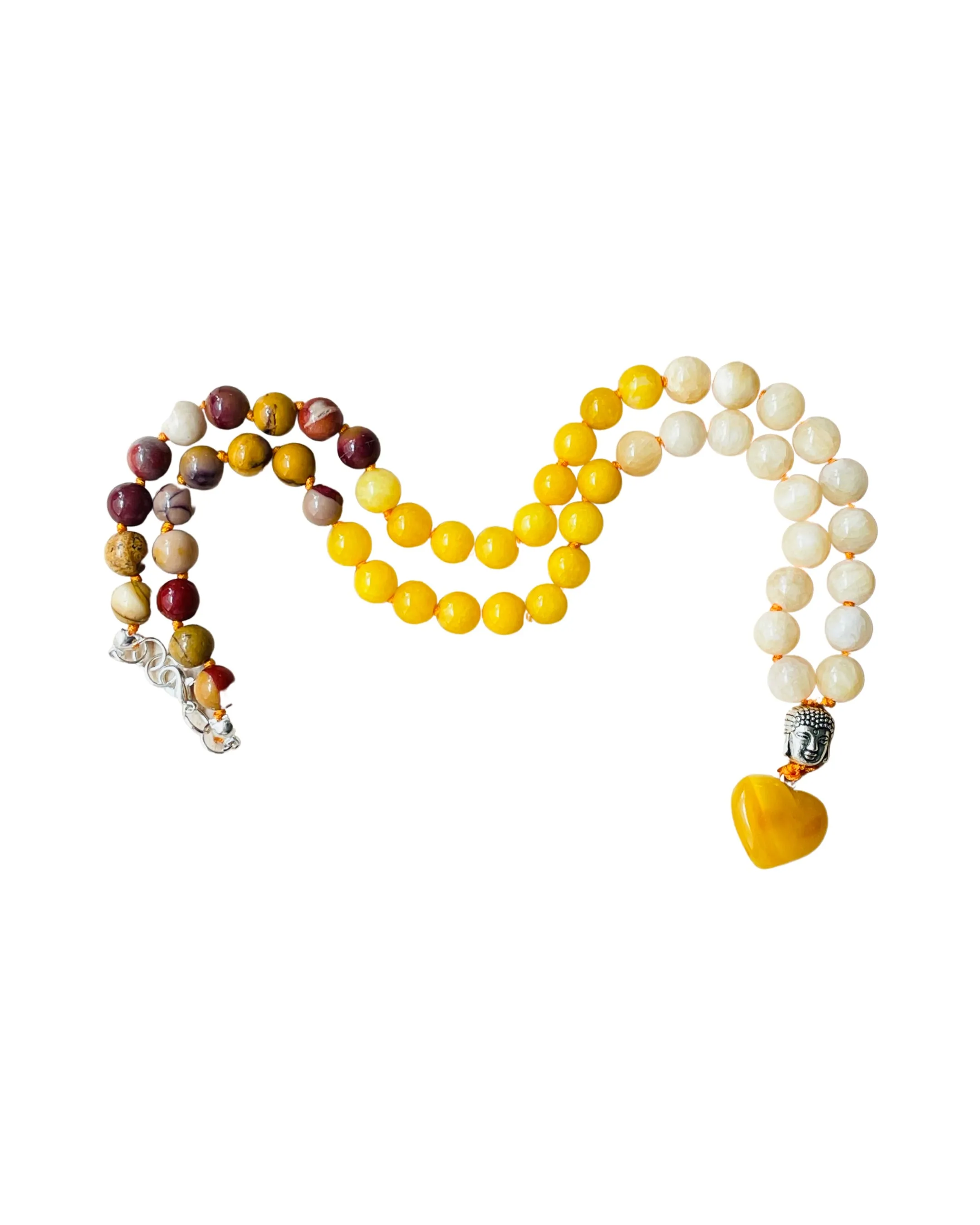 Honey Lover Half Mala Necklace