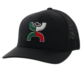 Hooey Youth Boquillas Black Mexico Logo Trucker Snapback Hat 1909T-BK-Y