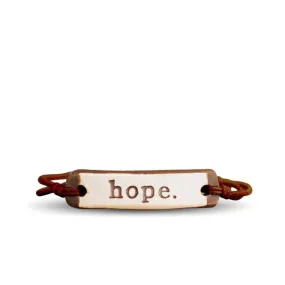 Hope. Original Bracelet - Brown