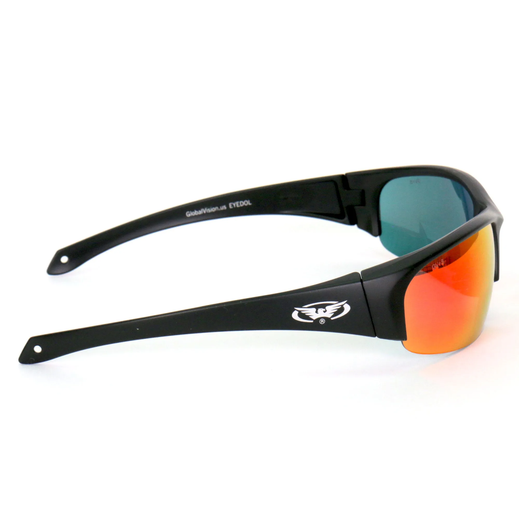 Hot Leathers Safety Tech Eazy Eyes Sunglasses