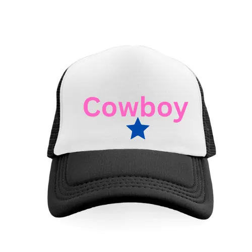 Howdy trucker hat,Cow Boy Trucker Hat  Trendy Trucker Hat, Unisex, Cowboy Hat Rope Hat, Womens Trucker Hat