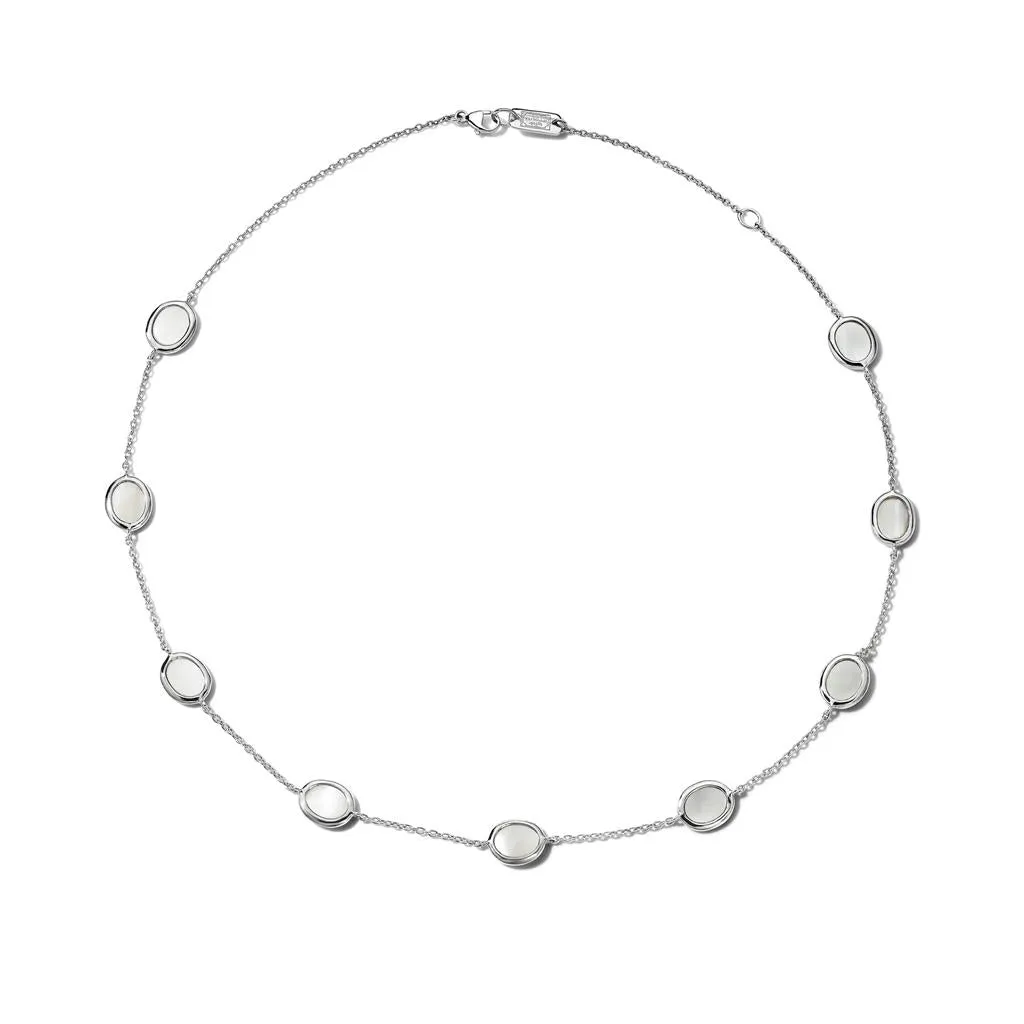 Ippolita Polished Rock Candy Short Confetti Necklace in Mother of Pearl