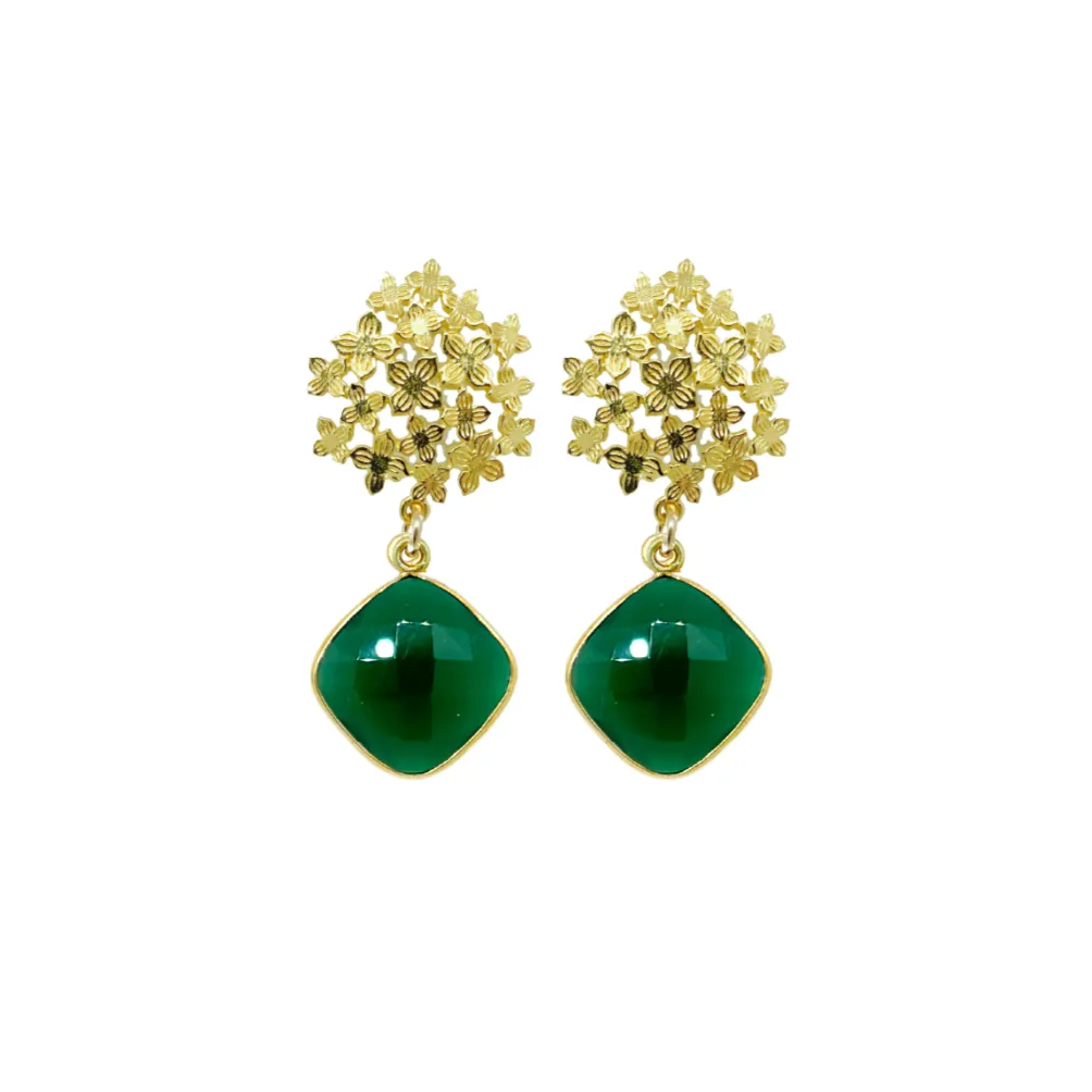 Jardin Emerald Drop Earrings