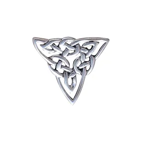 Jewelry Trends Sterling Silver Celtic Trinity Knot Brooch Pin