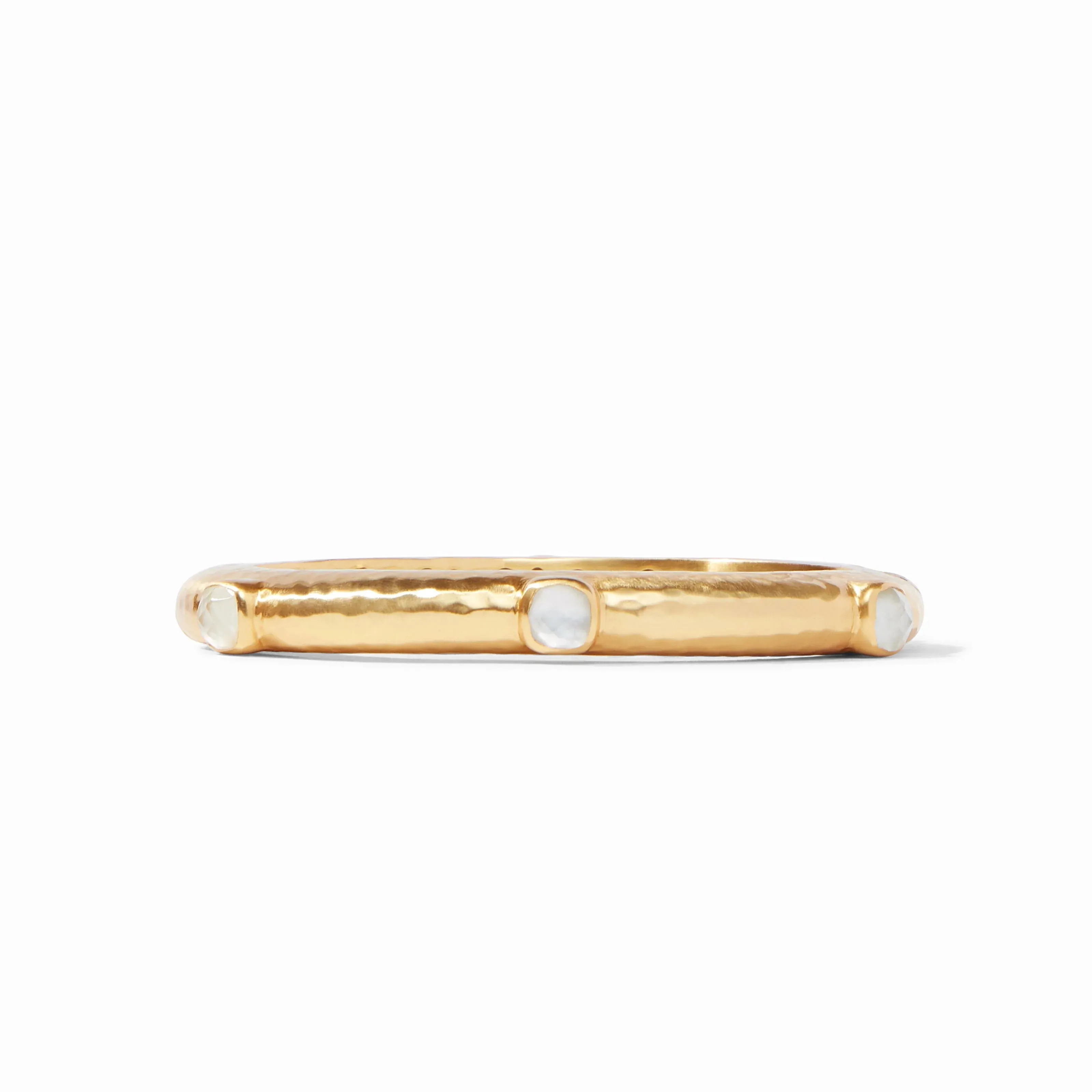 Julie Vos Catalina Stone Hinge Bangle