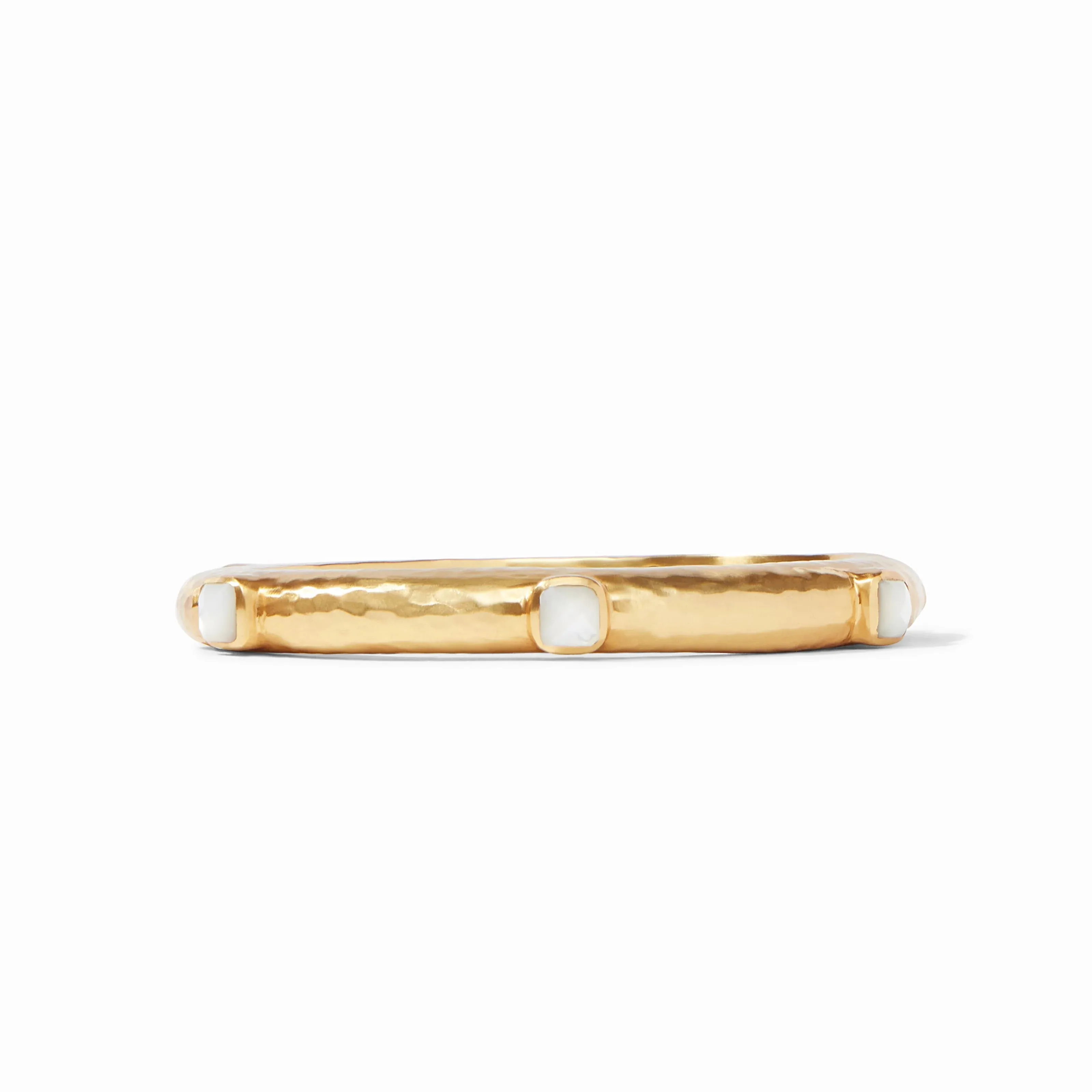 Julie Vos Catalina Stone Hinge Bangle