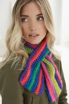 Keyhole Scarf (Crochet)