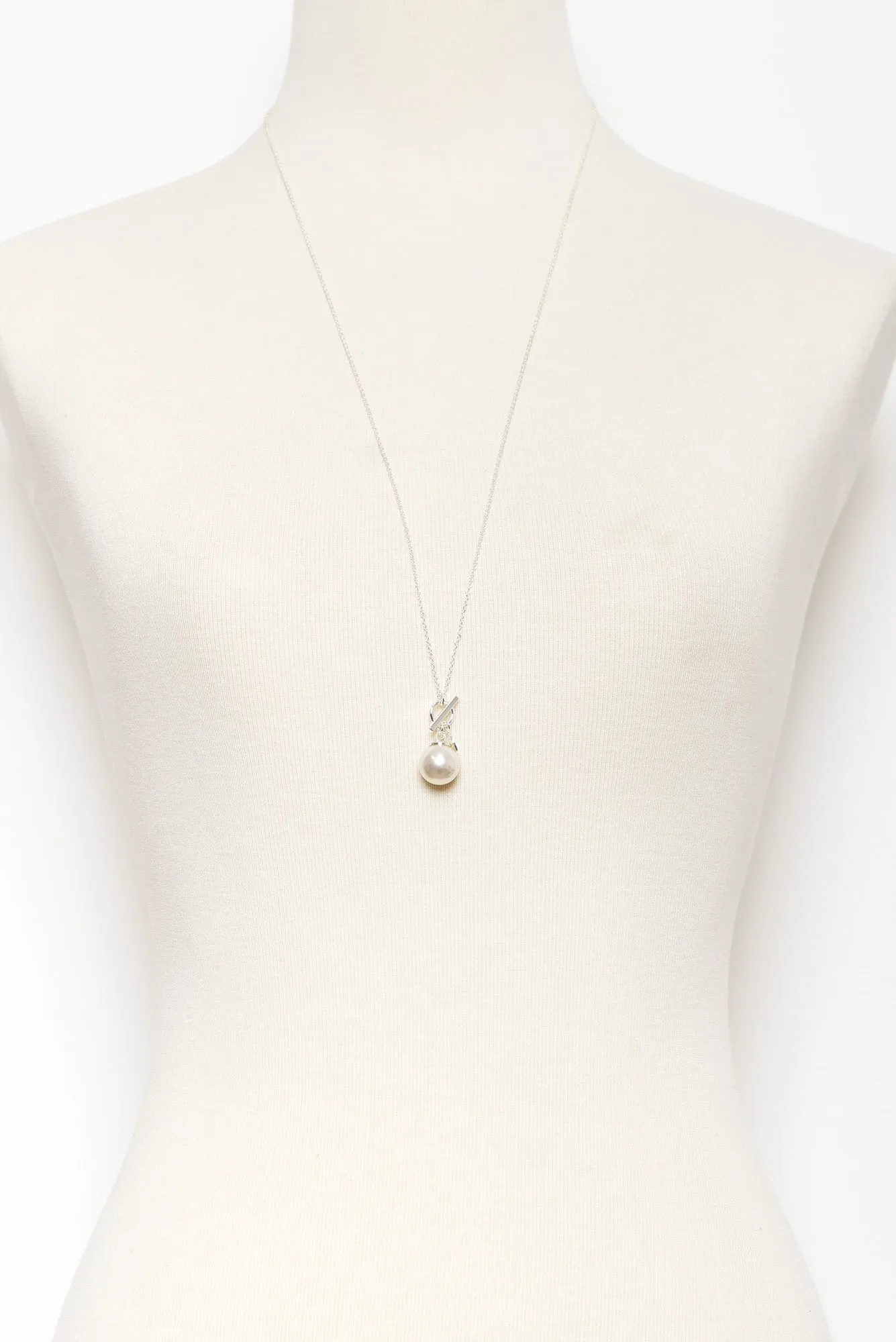 Kora Silver Pearl Necklace