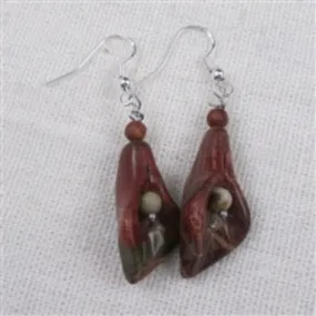 Lily Picasso Creek Jasper Gemstone Earrings