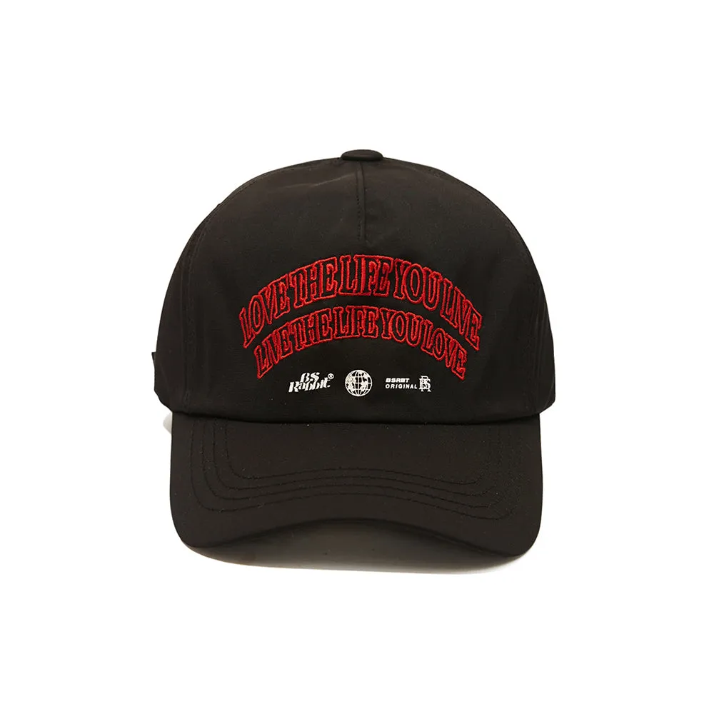 LOVE LIFE CAP BLACK