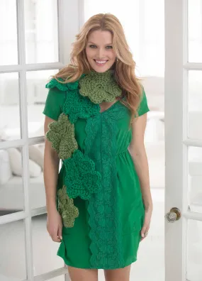 Lucky Shamrock Scarf Pattern (Crochet)