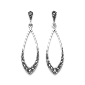 Marcasite Drop Earrings