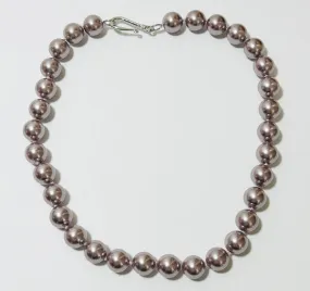 Mauve Mother of Pearl Necklace (PO22)