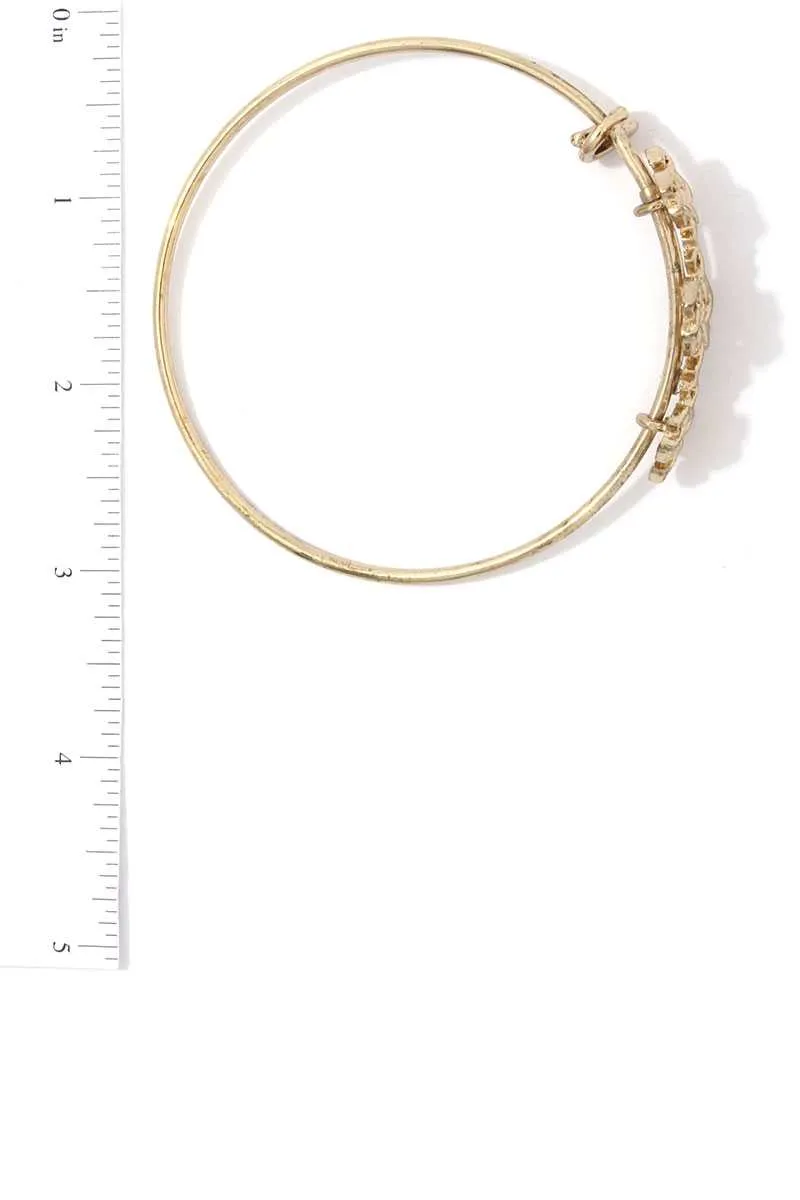 Metal Bangle Bracelet