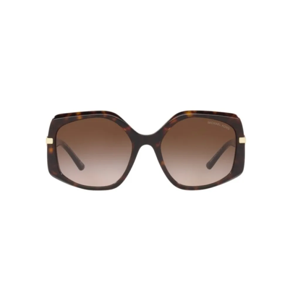 Michael Kors Cheyenne Non-Polarized Sunglasses - Dark Tortoise/Brown Gradient