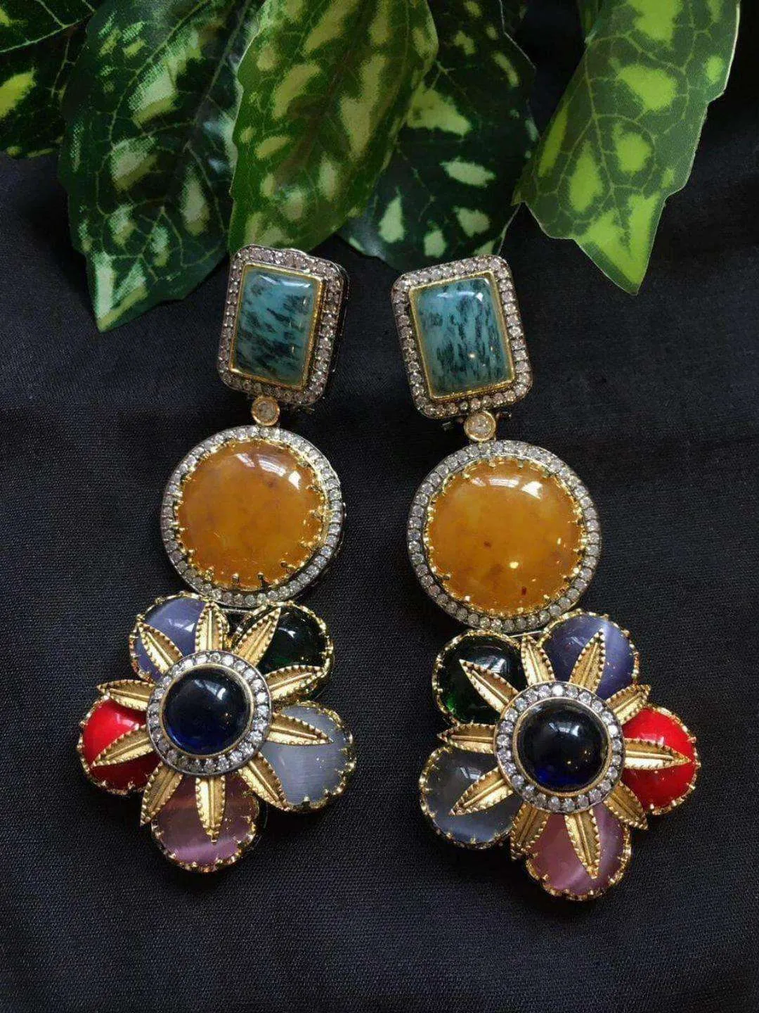 Multicolor Sabyasachi Inspired Earrings