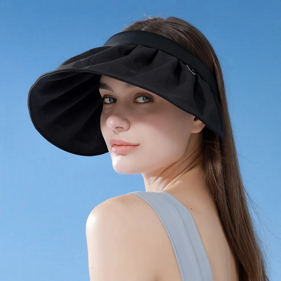 Multifunctional Foldable Shell Headband Beach Hat