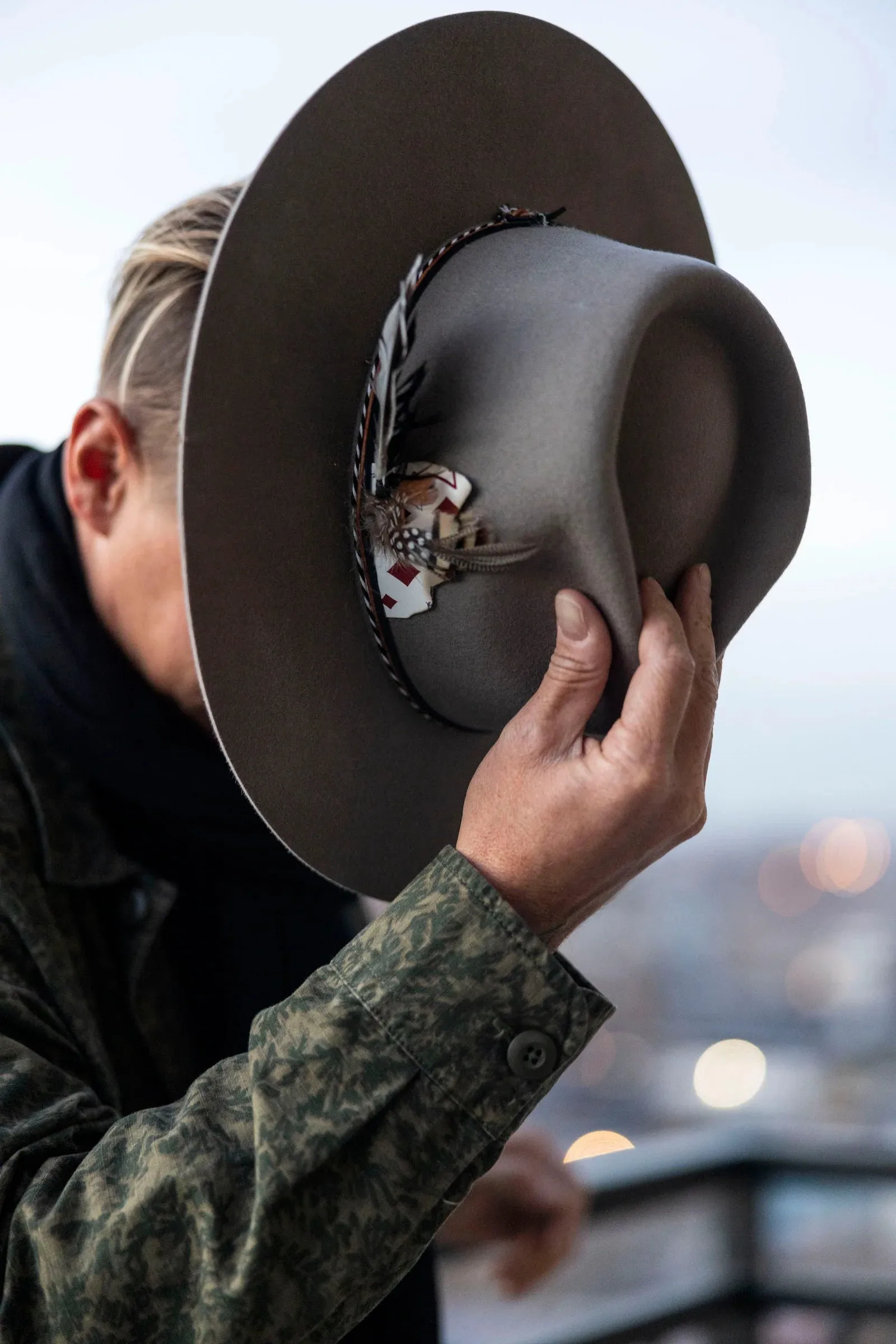 Multiple Feather Hat Accessory