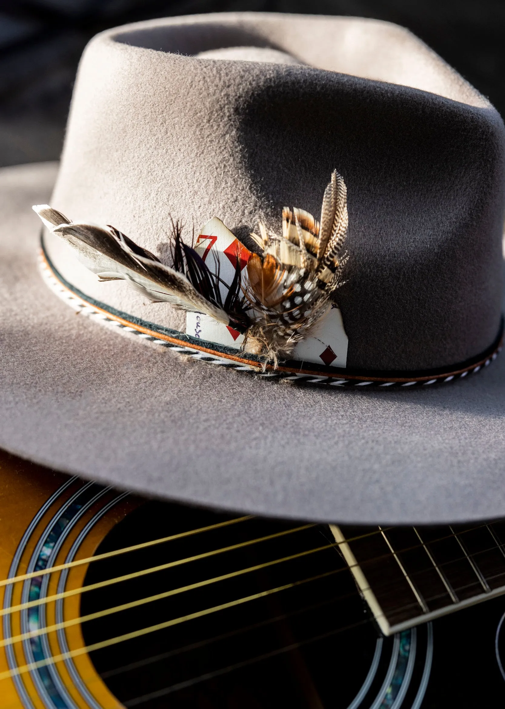 Multiple Feather Hat Accessory