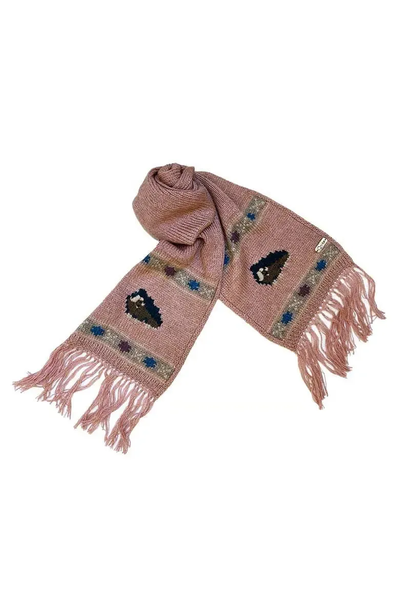 Muskox Kids Scarf Bison, Merino & Silk