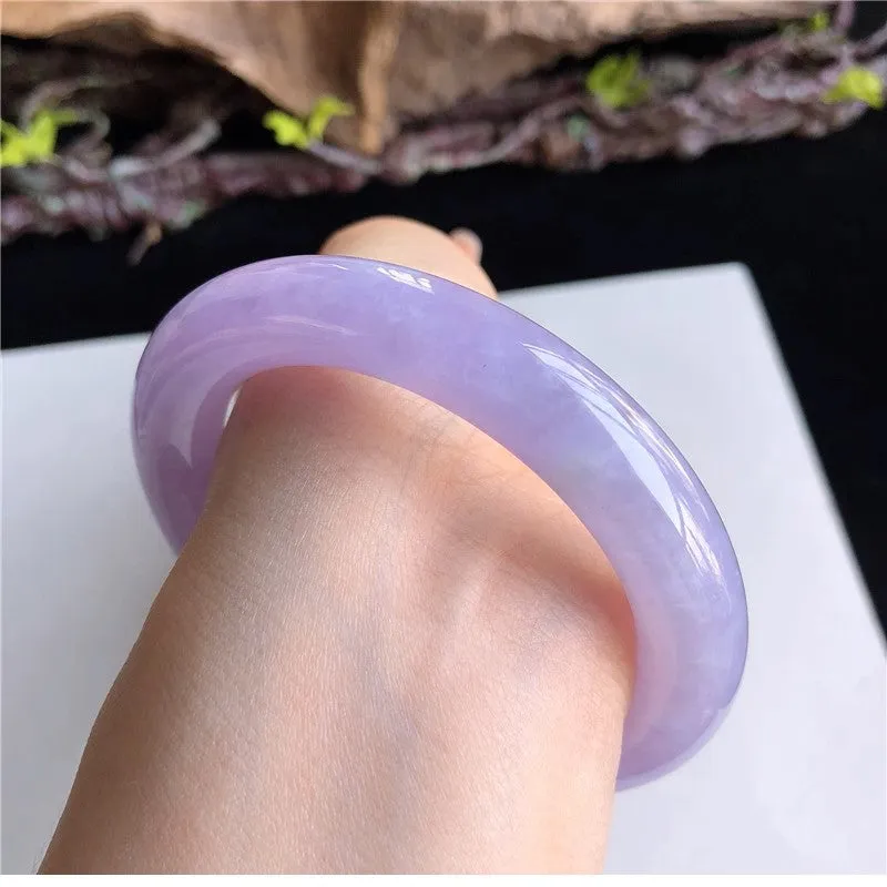 Natural Jade Bangle Jadeite Bangle Internal Diameter 56.5mm 6W61121