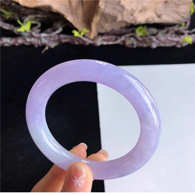 Natural Jade Bangle Jadeite Bangle Internal Diameter 56.5mm 6W61121