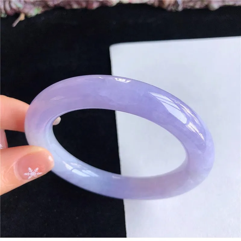 Natural Jade Bangle Jadeite Bangle Internal Diameter 56.5mm 6W61121