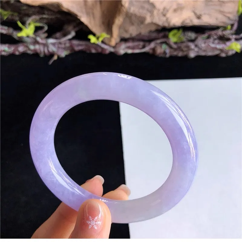 Natural Jade Bangle Jadeite Bangle Internal Diameter 56.5mm 6W61121