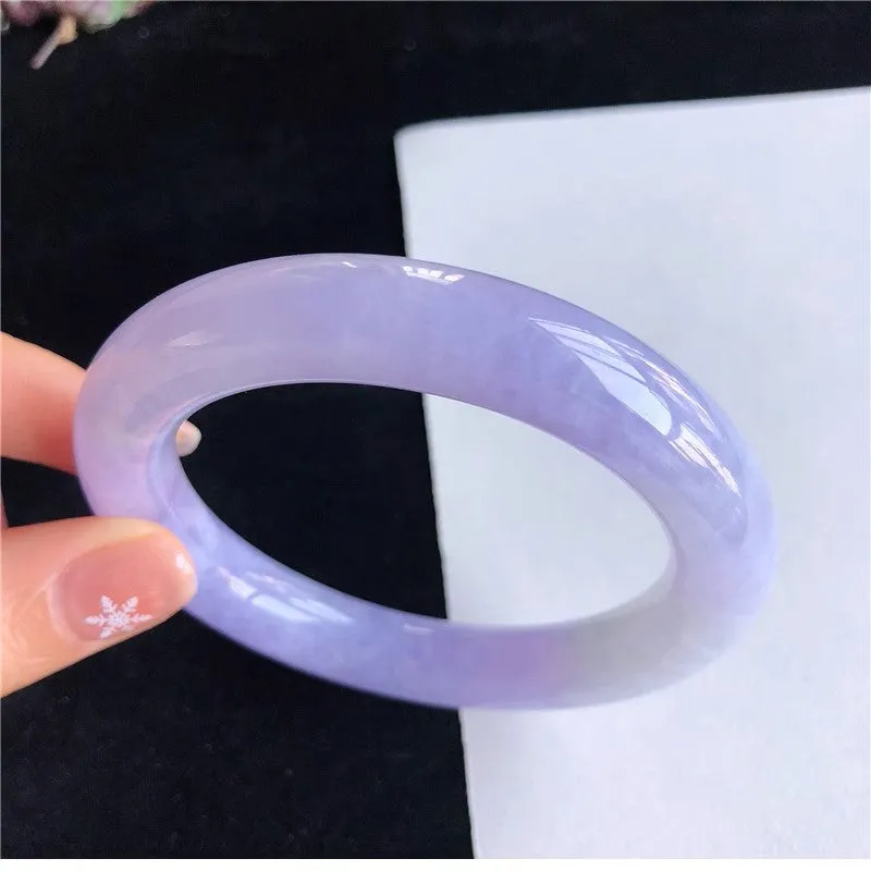 Natural Jade Bangle Jadeite Bangle Internal Diameter 56.5mm 6W61121