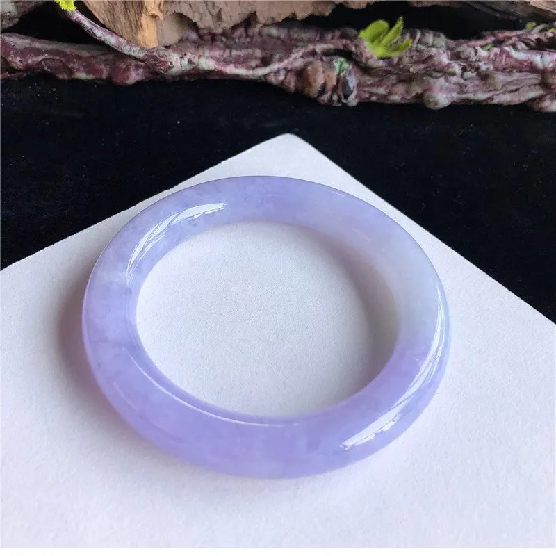 Natural Jade Bangle Jadeite Bangle Internal Diameter 56.5mm 6W61121