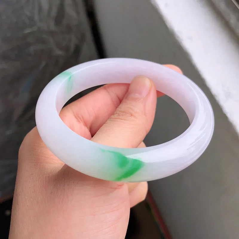 Natural Jade Bangle Jadeite Bangle Internal Diameter 58.4mm NBE057