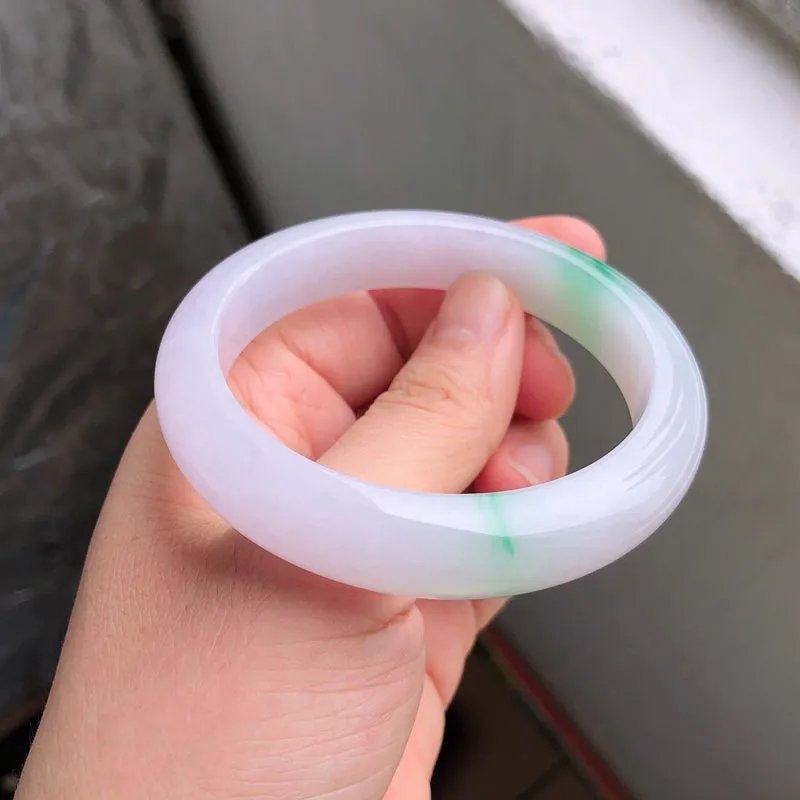 Natural Jade Bangle Jadeite Bangle Internal Diameter 58.4mm NBE057