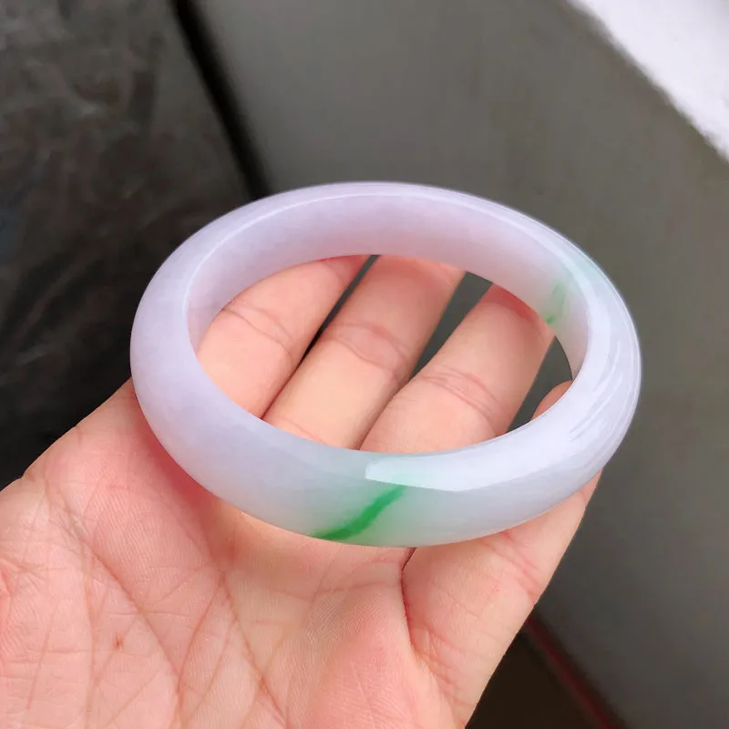 Natural Jade Bangle Jadeite Bangle Internal Diameter 58.4mm NBE057