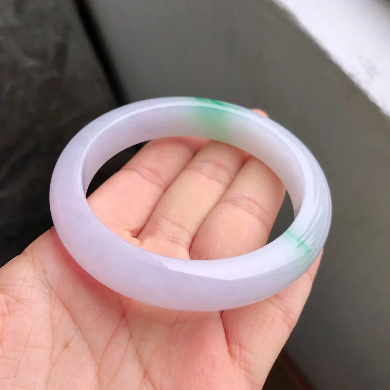 Natural Jade Bangle Jadeite Bangle Internal Diameter 58.4mm NBE057