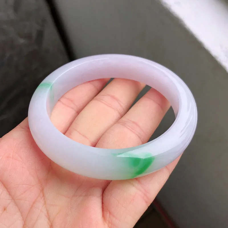 Natural Jade Bangle Jadeite Bangle Internal Diameter 58.4mm NBE057