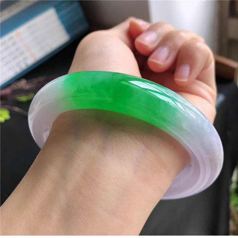 Natural Jade Bangle Jadeite Bangle Internal Diameter 58.7mm B8032926